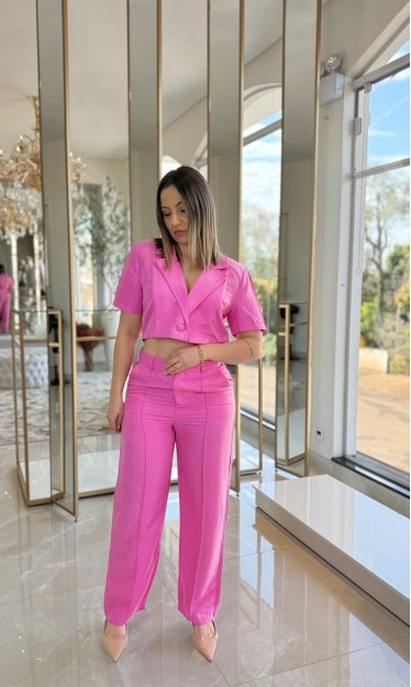 Blazer Linho Rosa Lab Sommer Ref 12149