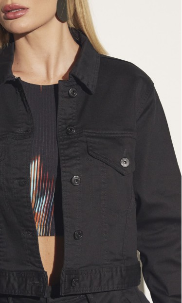 Jaqueta Sarja Preto Sommer