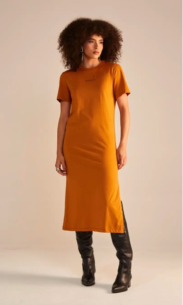 Vestido Com Fenda Lateral Sommer Ref 14541