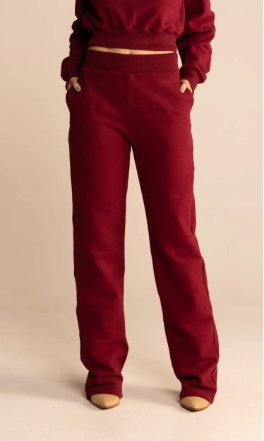 Calça De Moletom Bordo Sommer Ref 14617
