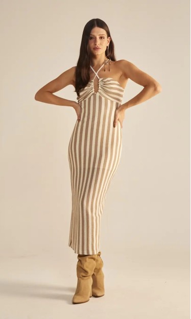 Vestido Listrado Sommer Ref 14711